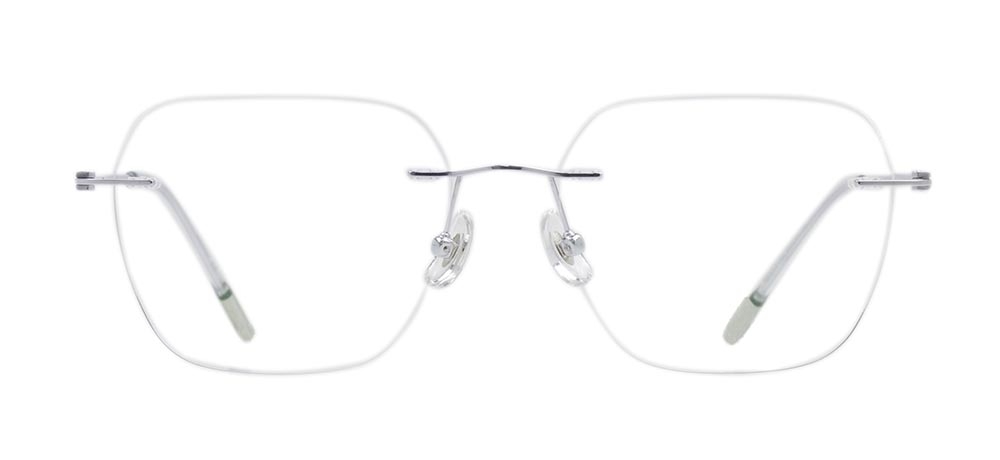 ROCOCO ROC 8561-C.02 Optik Genç Erkek,Kadın,Unisex Köşeli Çerçevesiz Titanyum - 1