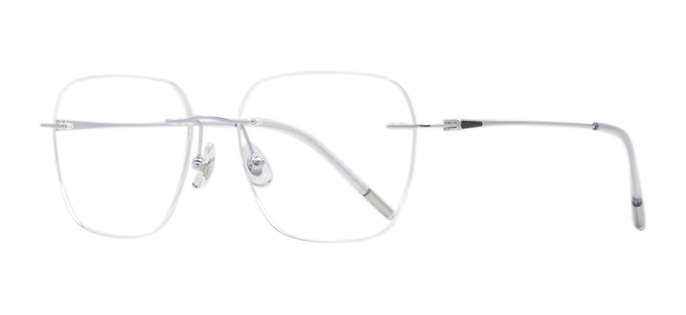 ROCOCO ROC 8561-C.02 Optik Genç Erkek,Kadın,Unisex Köşeli Çerçevesiz Titanyum - 2