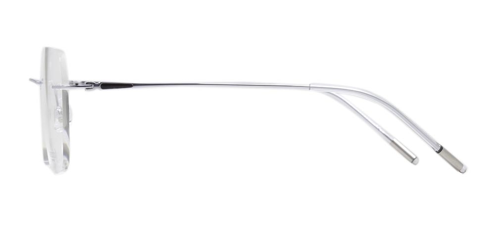 ROCOCO ROC 8561-C.02 Optik Genç Erkek,Kadın,Unisex Köşeli Çerçevesiz Titanyum - 3