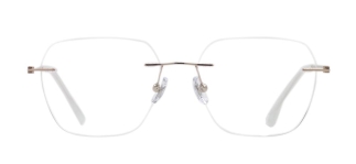 ROCOCO ROC 8561-C.03 Optik Genç Kadın Köşeli Çerçevesiz Titanyum - ROCOCO