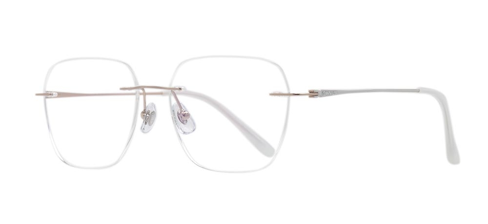 ROCOCO ROC 8561-C.03 Optik Genç Kadın Köşeli Çerçevesiz Titanyum - 2