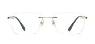 ROCOCO ROC 8562-C.01 Optik Genç Erkek,Kadın,Unisex Köşeli Çerçevesiz Titanyum 