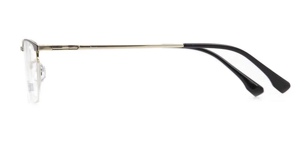 ROCOCO ROC 8572-C3 Optik Genç Erkek Köşeli Yarım Çerçeveli Metal - 3