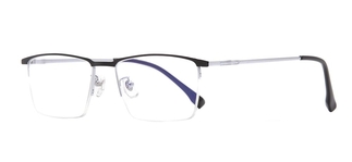 ROCOCO ROC 8572-C4 Optik Genç Erkek Köşeli Yarım Çerçeveli Metal - ROCOCO (1)