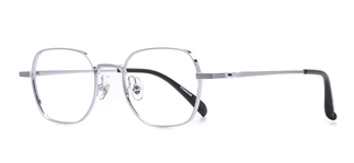ROCOCO ROC 8576-C.0101 Optik Genç Erkek,Kadın,Unisex Köşeli Çerçeveli Titanyum - ROCOCO (1)