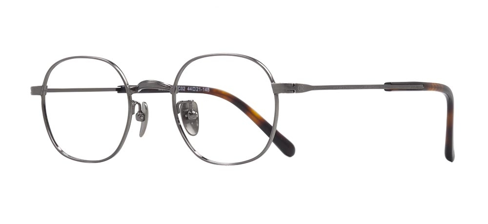 ROCOCO ROC 8609-C.02 Optik Genç Erkek,Kadın,Unisex Yarı-Oval Çerçeveli Titanyum - 2