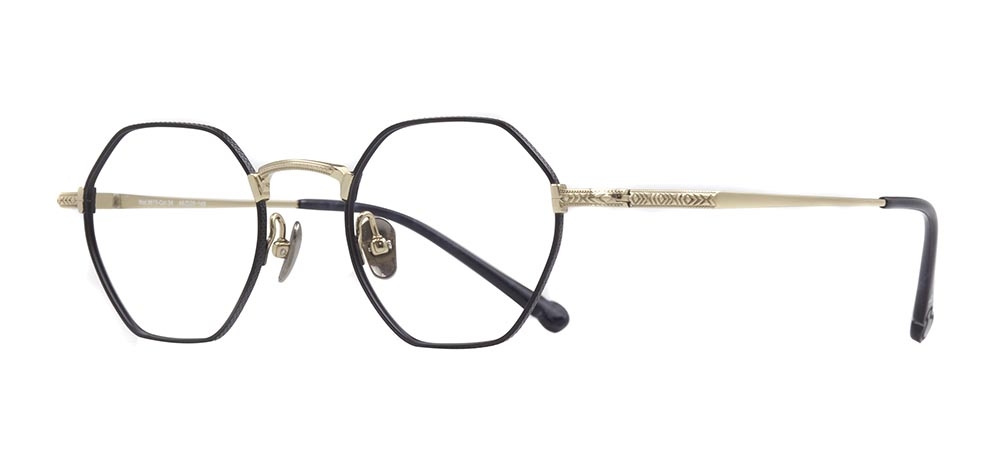 ROCOCO ROC 8610-C.04 Optik Genç Kadın Geometrik Çerçeveli Titanyum - 2