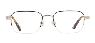ROCOCO ROC 8652-C.01 Optik Genç,Yetişkin Erkek Köşeli Yarım Çerçeveli Titanyum 