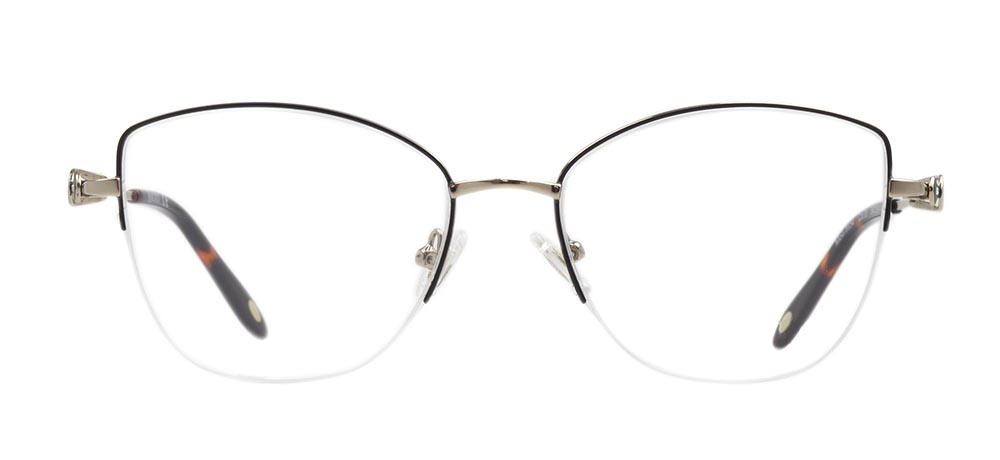 ROCOCO ROC 8654-C.03 Optik Genç,Yetişkin Kadın Çekik Yarım Çerçeveli Titanyum - 1