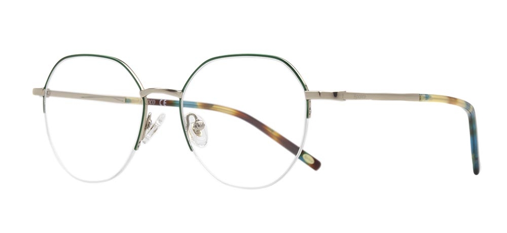 ROCOCO ROC 8655-C.03 Optik Genç Erkek,Kadın,Unisex Geometrik Yarım Çerçeveli Titanyum - 2