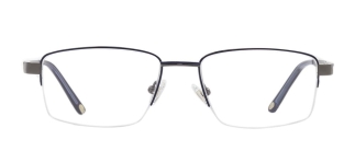 ROCOCO ROC 8656-C.02 Optik Genç,Yetişkin Erkek Köşeli Yarım Çerçeveli Titanyum 