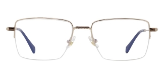 ROCOCO ROC 8661-C.04 Optik Genç,Yetişkin Erkek Köşeli Yarım Çerçeveli Grilamid TR90 