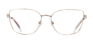 ROCOCO ROC 8671-C.01 Optik Genç,Yetişkin Kadın Çekik Çerçeveli Titanyum - ROCOCO