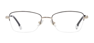 ROCOCO ROC 8672-C.03 Optik Genç,Yetişkin Kadın Köşeli Yarım Çerçeveli Titanyum - ROCOCO