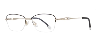 ROCOCO ROC 8672-C.03 Optik Genç,Yetişkin Kadın Köşeli Yarım Çerçeveli Titanyum - ROCOCO (1)