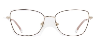 ROCOCO ROC 8673-C.01 Optik Genç Kadın Çekik Çerçeveli Titanyum - ROCOCO