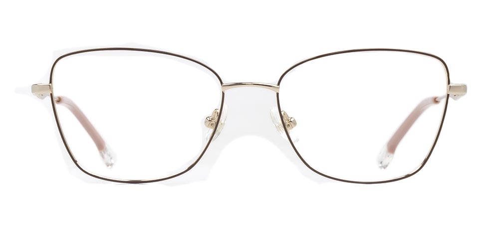 ROCOCO ROC 8673-C.01 Optik Genç Kadın Çekik Çerçeveli Titanyum - 1