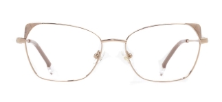 ROCOCO ROC 8674-C.04 Optik Genç Kadın Çekik Çerçeveli Titanyum - ROCOCO