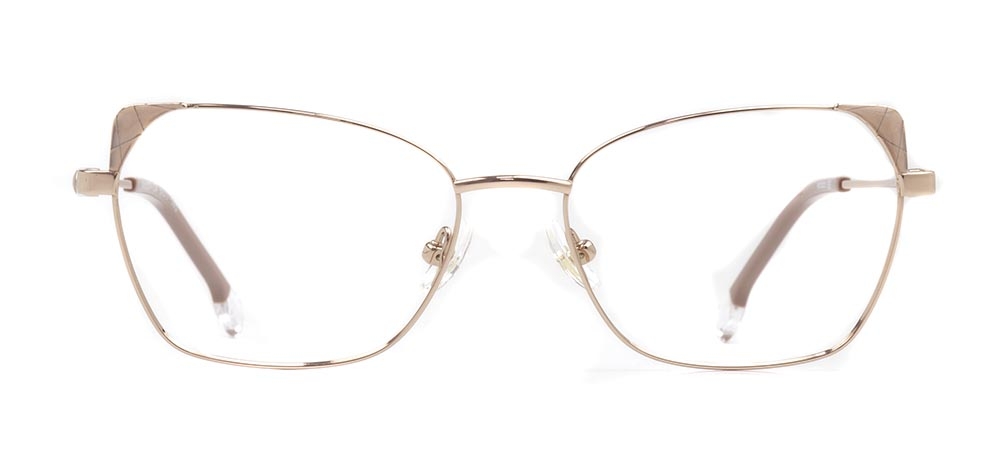 ROCOCO ROC 8674-C.04 Optik Genç Kadın Çekik Çerçeveli Titanyum - 1