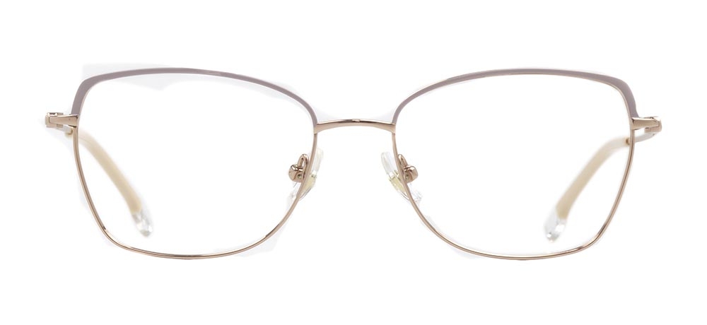 ROCOCO ROC 8675-C.01 Optik Genç,Yetişkin Kadın Köşeli Çerçeveli Titanyum - 1