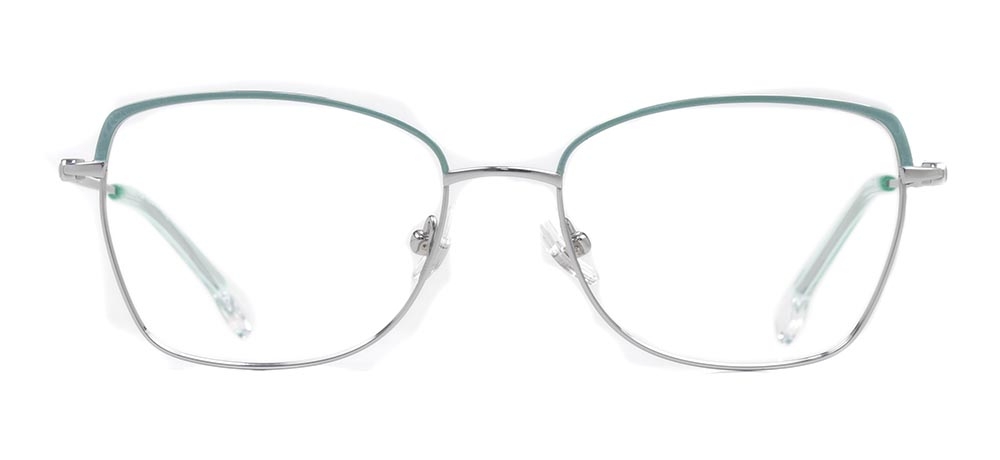 ROCOCO ROC 8675-C.04 Optik Genç Kadın Köşeli Çerçeveli Titanyum - 1