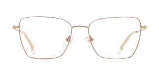 ROCOCO ROC 8676-C.01 Optik Genç,Yetişkin Kadın Köşeli Çerçeveli Titanyum - ROCOCO