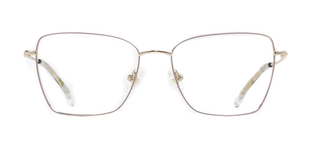 ROCOCO ROC 8676-C.03 Optik Genç,Yetişkin Kadın Köşeli Çerçeveli Titanyum - 1