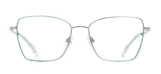 ROCOCO ROC 8676-C.04 Optik Genç,Yetişkin Kadın Köşeli Çerçeveli Titanyum - ROCOCO