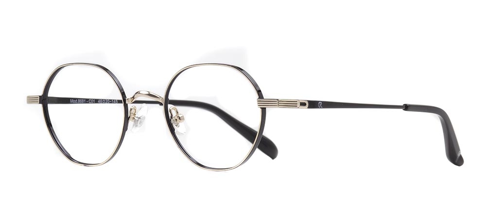 ROCOCO ROC 8681-C.01 Optik Genç Erkek,Kadın,Unisex Geometrik Çerçeveli Titanyum - 2