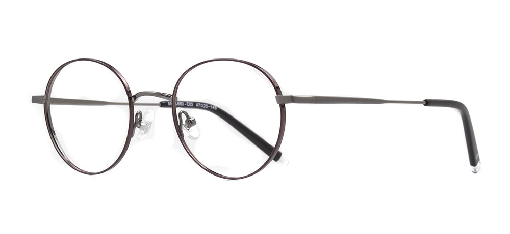 ROCOCO ROC 8683-C.03 Optik Genç Erkek,Kadın,Unisex Yuvarlak Çerçeveli Titanyum - 2