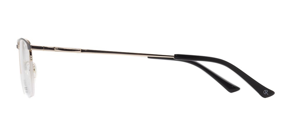 ROCOCO ROC 8684-C.01 Optik Genç,Yetişkin Erkek Köşeli Yarım Çerçeveli Titanyum - 3