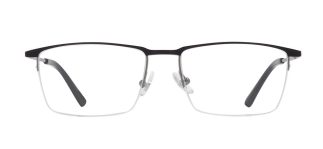 ROCOCO ROC 8684-C.02 Optik Genç,Yetişkin Erkek Köşeli Yarım Çerçeveli Titanyum - ROCOCO