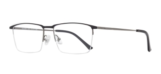 ROCOCO ROC 8684-C.02 Optik Genç,Yetişkin Erkek Köşeli Yarım Çerçeveli Titanyum - ROCOCO (1)