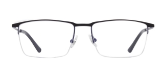 ROCOCO ROC 8684-C.04 Optik Genç,Yetişkin Erkek Köşeli Yarım Çerçeveli Titanyum - ROCOCO