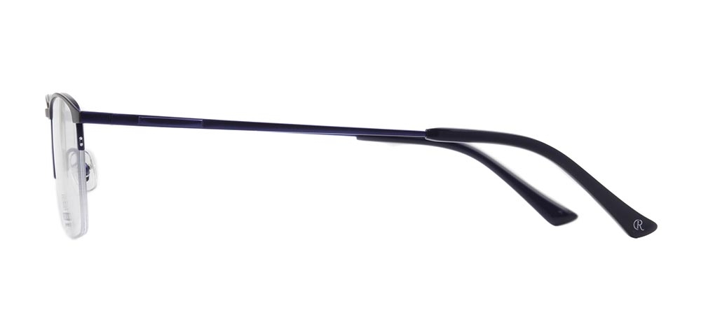 ROCOCO ROC 8684-C.04 Optik Genç,Yetişkin Erkek Köşeli Yarım Çerçeveli Titanyum - 3