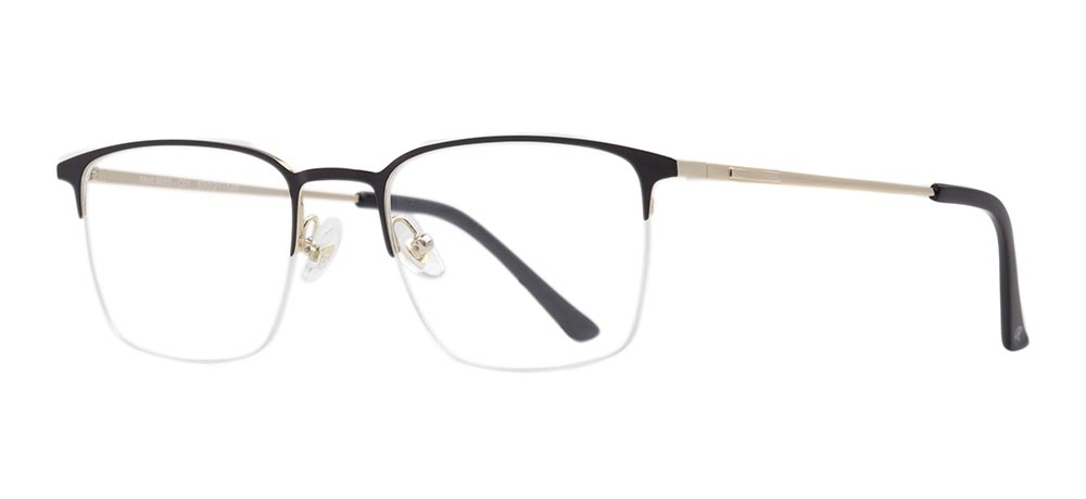 ROCOCO ROC 8685-C.01 Optik Genç,Yetişkin Erkek Köşeli Yarım Çerçeveli Titanyum - 2