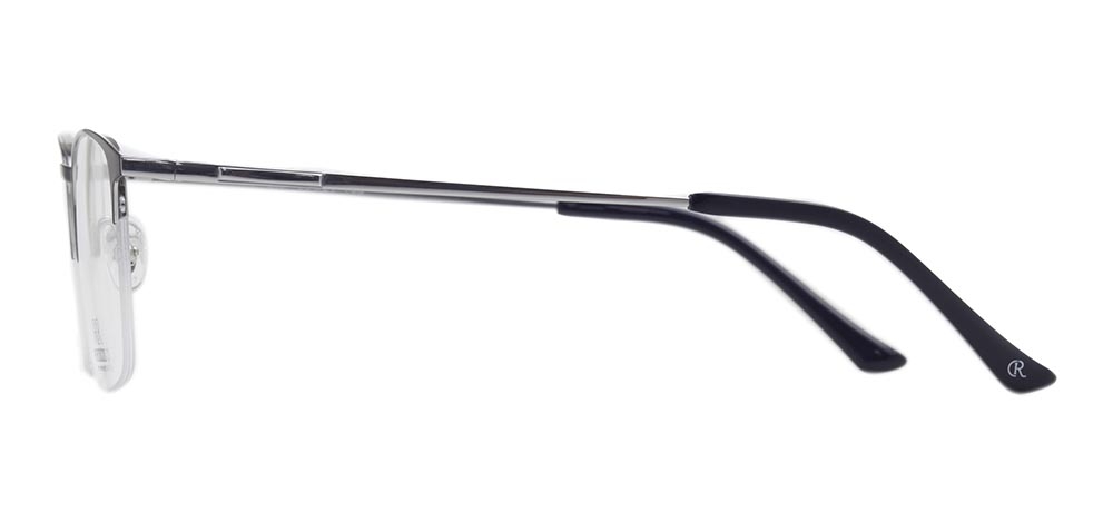 ROCOCO ROC 8685-C.02 Optik Genç,Yetişkin Erkek Köşeli Yarım Çerçeveli Titanyum - 3