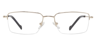 ROCOCO ROC 8705-C.01 Optik Genç Erkek Köşeli Yarım Çerçeveli Titanyum 