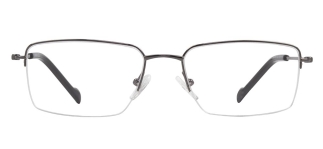 ROCOCO ROC 8705-C.02 Optik Genç Erkek Köşeli Yarım Çerçeveli Titanyum 