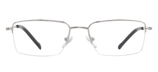 ROCOCO ROC 8705-C.03 Optik Genç Erkek Köşeli Yarım Çerçeveli Titanyum 