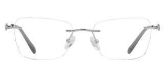 ROCOCO ROC 8723-C.03 Optik Genç Kadın Köşeli Çerçevesiz Titanyum 