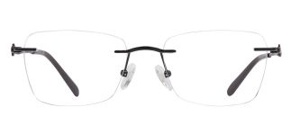 ROCOCO ROC 8723-C.04 Optik Genç Kadın Köşeli Çerçevesiz Titanyum 