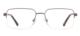 ROCOCO ROC 8724-C.04 Optik Genç Erkek Köşeli Yarım Çerçeveli Titanyum 