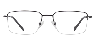 ROCOCO ROC 8727-C.04 Optik Genç Erkek Köşeli Yarım Çerçeveli Titanyum 