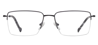 ROCOCO ROC 8728-C.04 Optik Genç Erkek Köşeli Yarım Çerçeveli Titanyum 