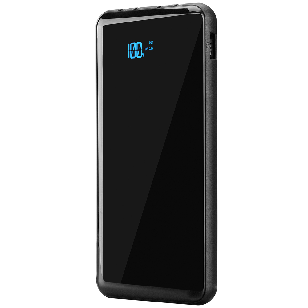 S-link IP-G13K 10000mAh 2*USB Port+Micro+USB Girişli Siyah LCD Göstergeli Taşınabilir Pil Şarj Cihazı - 2
