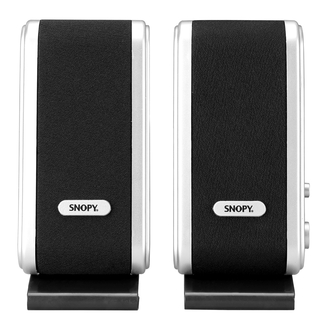 Snopy SN-820 2.0 Siyah/Gümüş Lcd İnce Tasarım USB Multimedia Speaker Hoparlör - Snopy